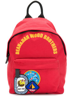 camping patch backpack Dsquared2