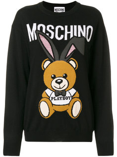 футболка Playboy bear Moschino