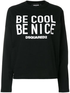 толстовка Bee Cool Be Nice Dsquared2