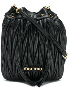 ruched duffel bag Miu Miu
