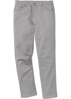 Брюки-стретч Classic Fit Straight, низкий + высокий рост (U + S) (серый) Bonprix