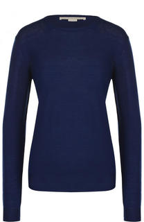 Шерстяной пуловер прямого кроя с круглым вырезом Stella McCartney
