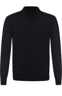 Шерстяное поло с длинными рукавами Ermenegildo Zegna