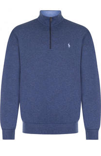 Хлопковый однотонный свитер Polo Ralph Lauren
