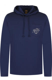 Хлопковое худи с принтом Polo Ralph Lauren