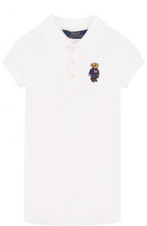 Хлопковое поло с вышивкой Polo Ralph Lauren