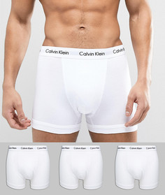 Набор из 3 боксеров-брифов из эластичного хлопка Calvin Klein - Белый