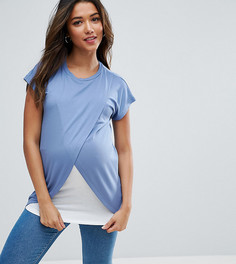 Футболка для кормления ASOS Maternity - Синий