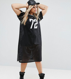 Платье миди в баскетбольном стиле ASOS CURVE - Мульти