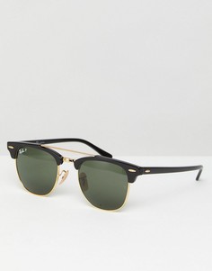 Черные солнцезащитные очки-клабмастеры Ray-Ban 0RB3816 - 51 мм - Черный