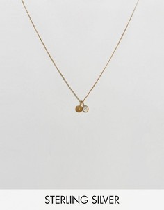 Ожерелье с инициалом S Carrie Elizabeth - Золотой