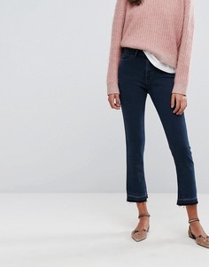 Расклешенные джинсы с пуговицами сзади Esprit - Синий