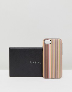 Чехол для iPhone 7 в полоску Paul Smith - Мульти