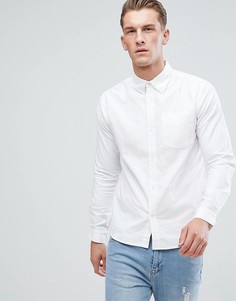 Оксфордская рубашка с длинными рукавами D-Struct - Белый