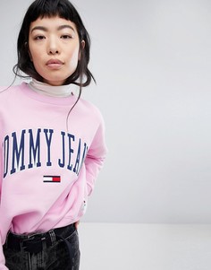 Свитшот Tommy Jeans - Фиолетовый