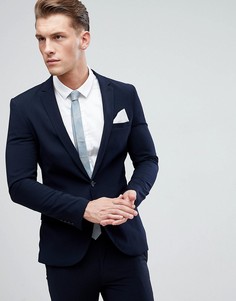 Зауженный пиджак Only & Sons - Темно-синий