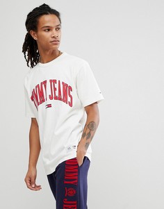 Белая футболка Tommy Jeans Collegiate Capsule - Белый Hilfiger Denim