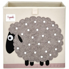 Корзина для игрушек 3 Sprouts Beige Sheep SPR411