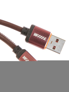 Аксессуар WIIIX micro-USB 1m Coffee CB810-2A-UMU-LR-10CF