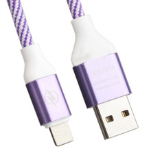 Аксессуар Liberty Project Кабель USB - Lightning Lilac/White 0L-00033153