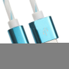 Аксессуар Liberty Project Кабель USB - Lightning 1m White/Light Blue 0L-00030547