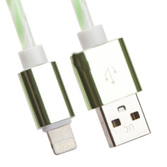 Аксессуар Liberty Project Кабель USB - Lightning 1m White/Green 0L-00030544