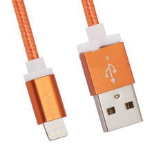 Аксессуар Liberty Project Кабель USB - Lightning 1.5m Orange 0L-00027328