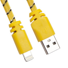 Аксессуар Liberty Project Кабель USB - Lightning Yellow 0L-00030339