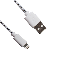 Аксессуар Liberty Project Кабель USB - Lightning White/Black R0007947