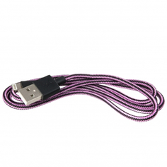 Аксессуар Liberty Project Кабель USB - Lightning Pink/Black SM001591