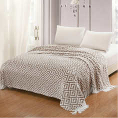 Плед Hongda Греческий 1.8x2m Brown 442211