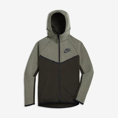 Худи с молнией во всю длину для мальчиков школьного возраста Nike Sportswear Tech Fleece Windrunner