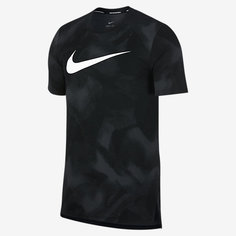 Мужская баскетбольная футболка с коротким рукавом и принтом Nike Breathe Elite