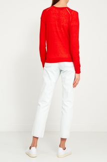 Голубые джинсы с выбеливанием Isabel Marant Etoile