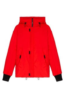 Красная куртка с капюшоном Novaya