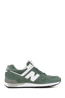 Зеленые замшевые кроссовки №576 New Balance