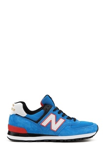 Голубые кроссовки из замши №574 New Balance