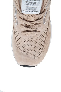 Замшевые кроссовки песочного цвета №576 New Balance