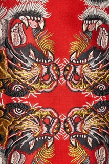 Жаккардовая юбка-карандаш с тиграми Gucci