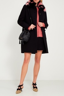Золотистые туфли с глиттером Miu Miu
