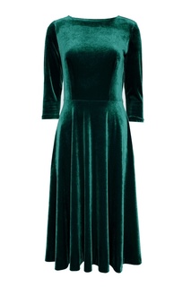 Зеленое бархатное платье ЛИ ЛУ