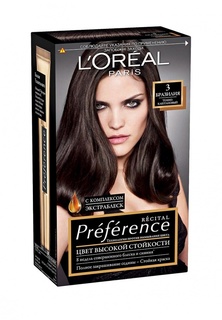 Краска для волос LOreal Paris Preference, 3 Бразилия