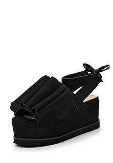 Босоножки LOST INK BOBBY PLEATED FLATFORM SANDAL