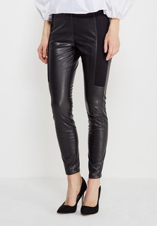 Брюки LOST INK PU PANELLED SKINNY