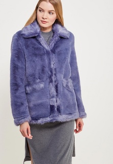 Шуба LOST INK DOUBLE FUR COLLAR COAT