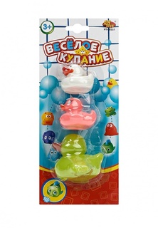 Набор игровой Abtoys Веселое купание. Набор резиновых уточек для ванной, 3 предмета