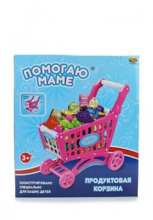 Набор игровой Abtoys Корзина-тележка для продуктов "Помогаю Маме"