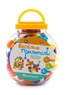 Конструктор Abtoys с присосками "Веселые прилипалы", мягкий