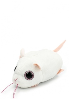 Игрушка мягкая Abtoys Мышка белая, 10 см