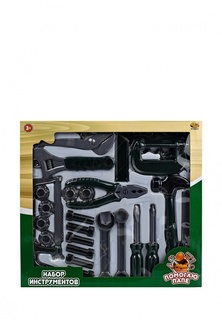 Набор игровой Abtoys Помогаю Папе. Набор инструментов, в наборе 24 предмета